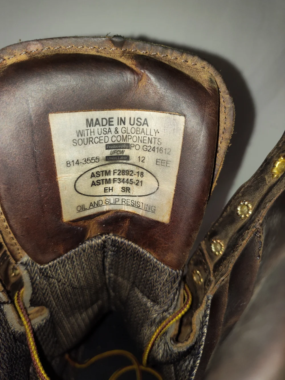 Thorogood Heritage Brown Leather Work Boots